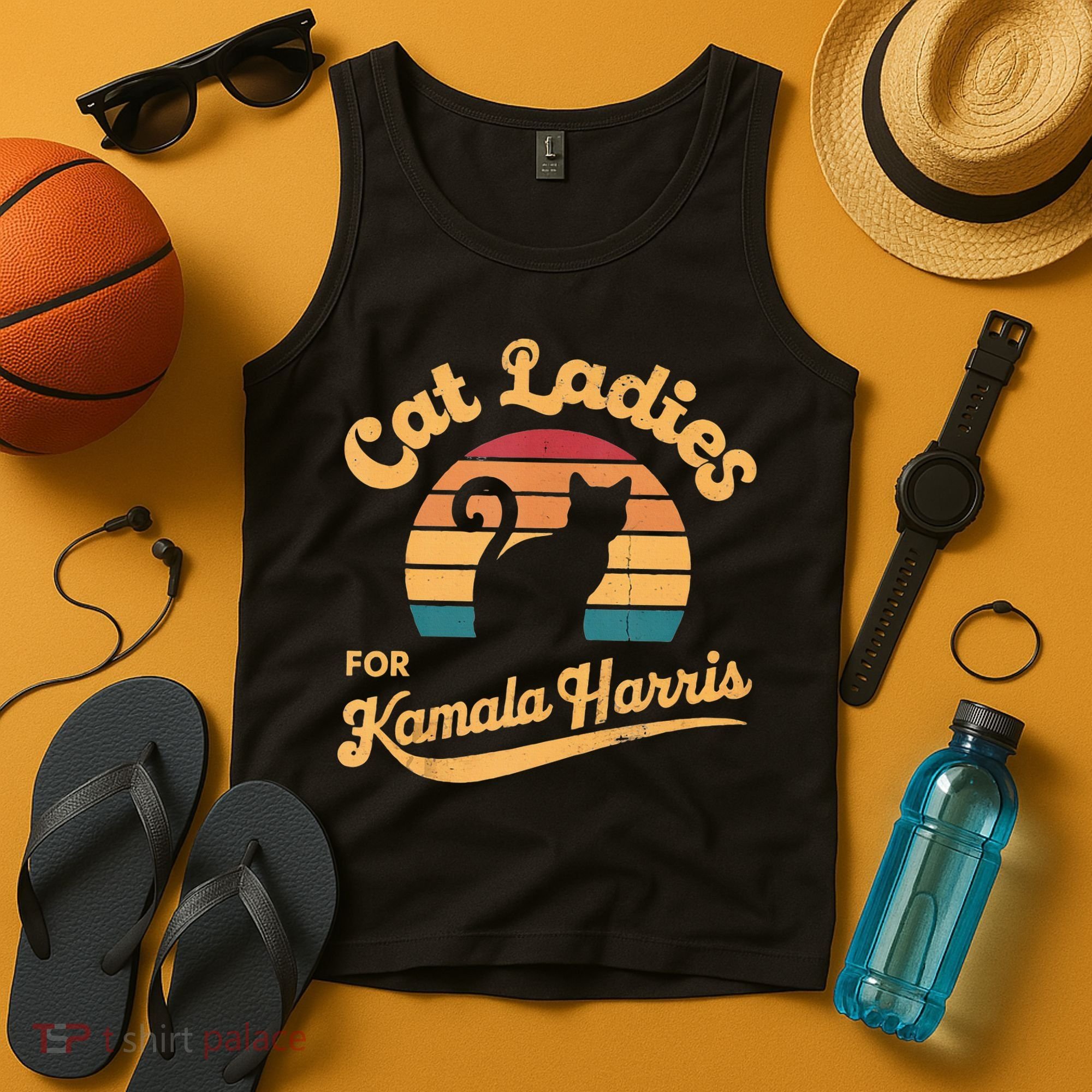Retro Cat Ladies For Kamala Tank Top