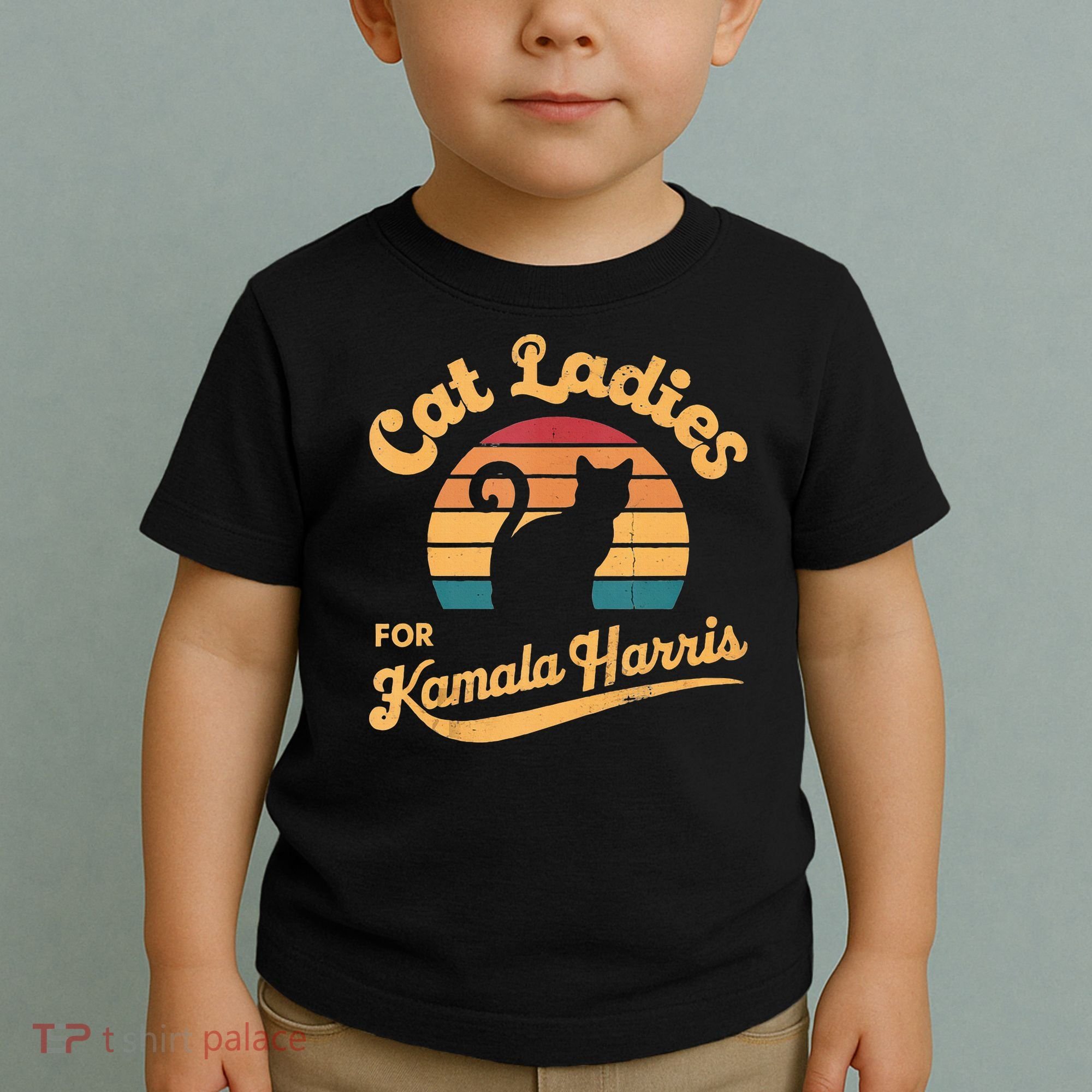 Retro Cat Ladies For Kamala Toddler T-Shirt