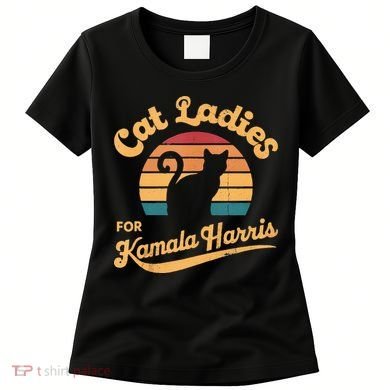 Retro Cat Ladies For Kamala Women's T-Shirt