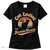 Retro Cat Ladies For Kamala Women's T-Shirt thumb 0