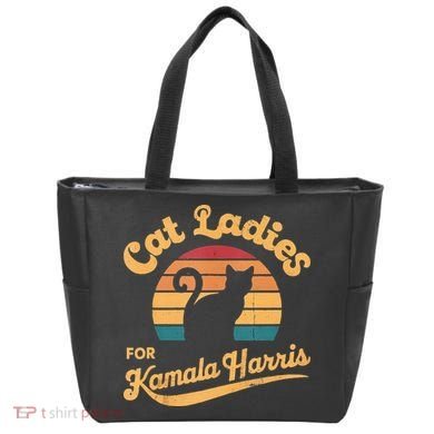 Retro Cat Ladies For Kamala Tote Bag