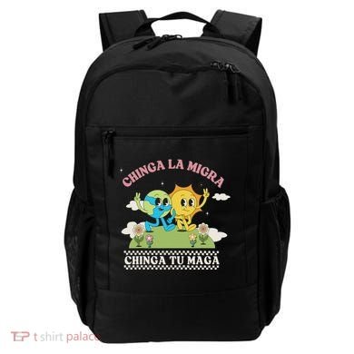 Retro Chinga La Migra Chinga Tu Maga Backpack