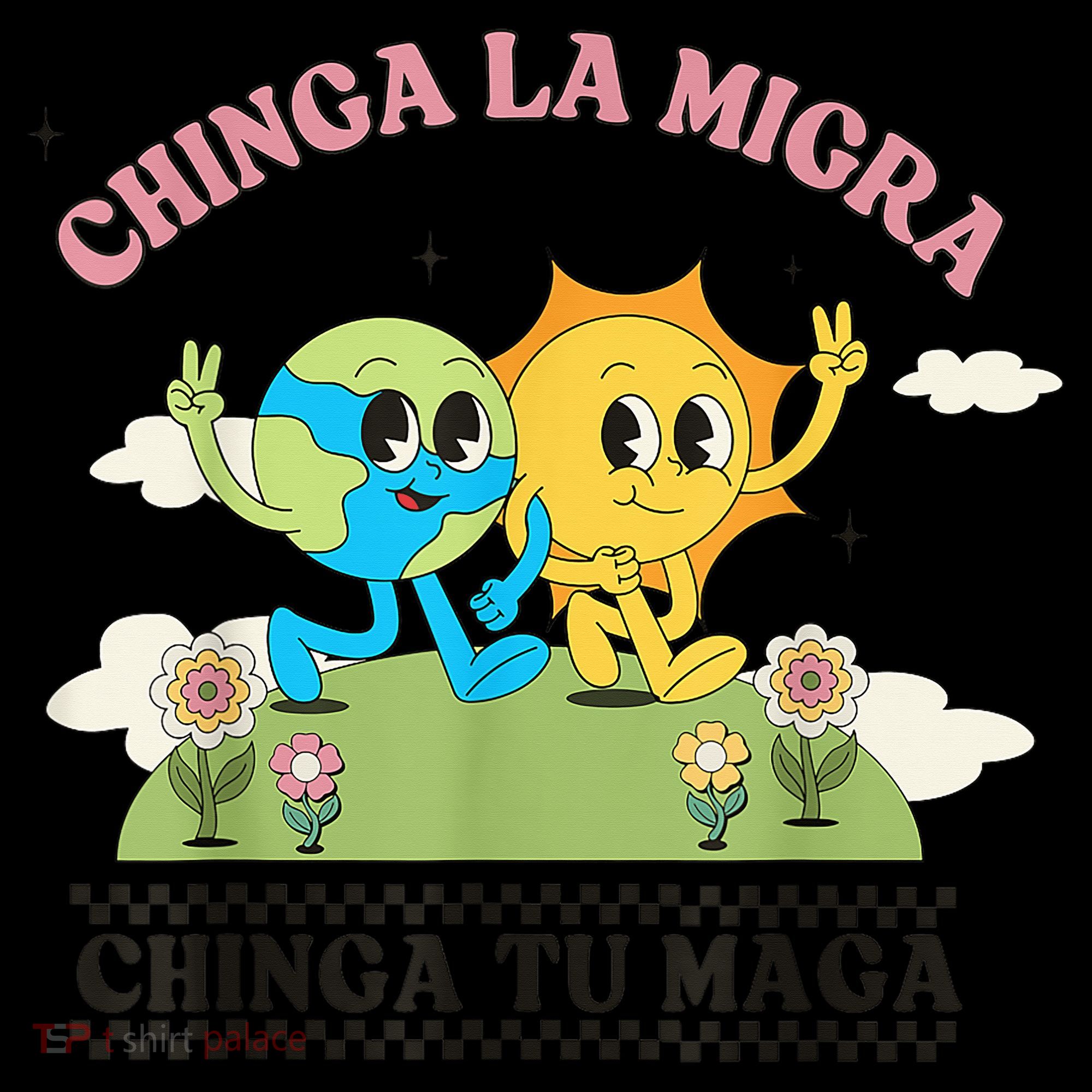 Retro Chinga La Migra Chinga Tu Maga Coffee Mug