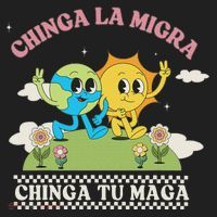 Retro Chinga La Migra Chinga Tu Maga Tumbler thumb 3