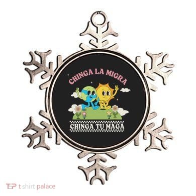 Retro Chinga La Migra Chinga Tu Maga Ornament