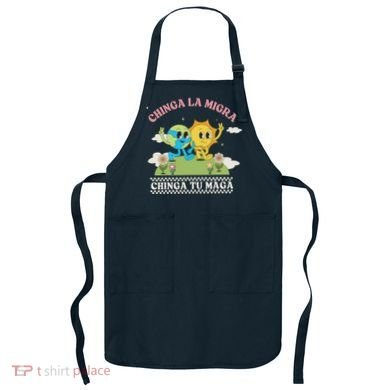 Retro Chinga La Migra Chinga Tu Maga Apron