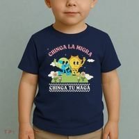 Retro Chinga La Migra Chinga Tu Maga Toddler T-Shirt thumb 2