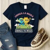 Retro Chinga La Migra Chinga Tu Maga Women's T-Shirt thumb 3