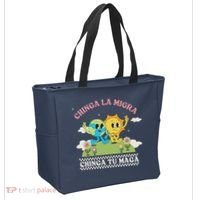 Retro Chinga La Migra Chinga Tu Maga Tote Bag thumb 2