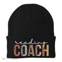 Reading Coach Leopard Appreciation Funny For Women For Work Beanie thumb 0