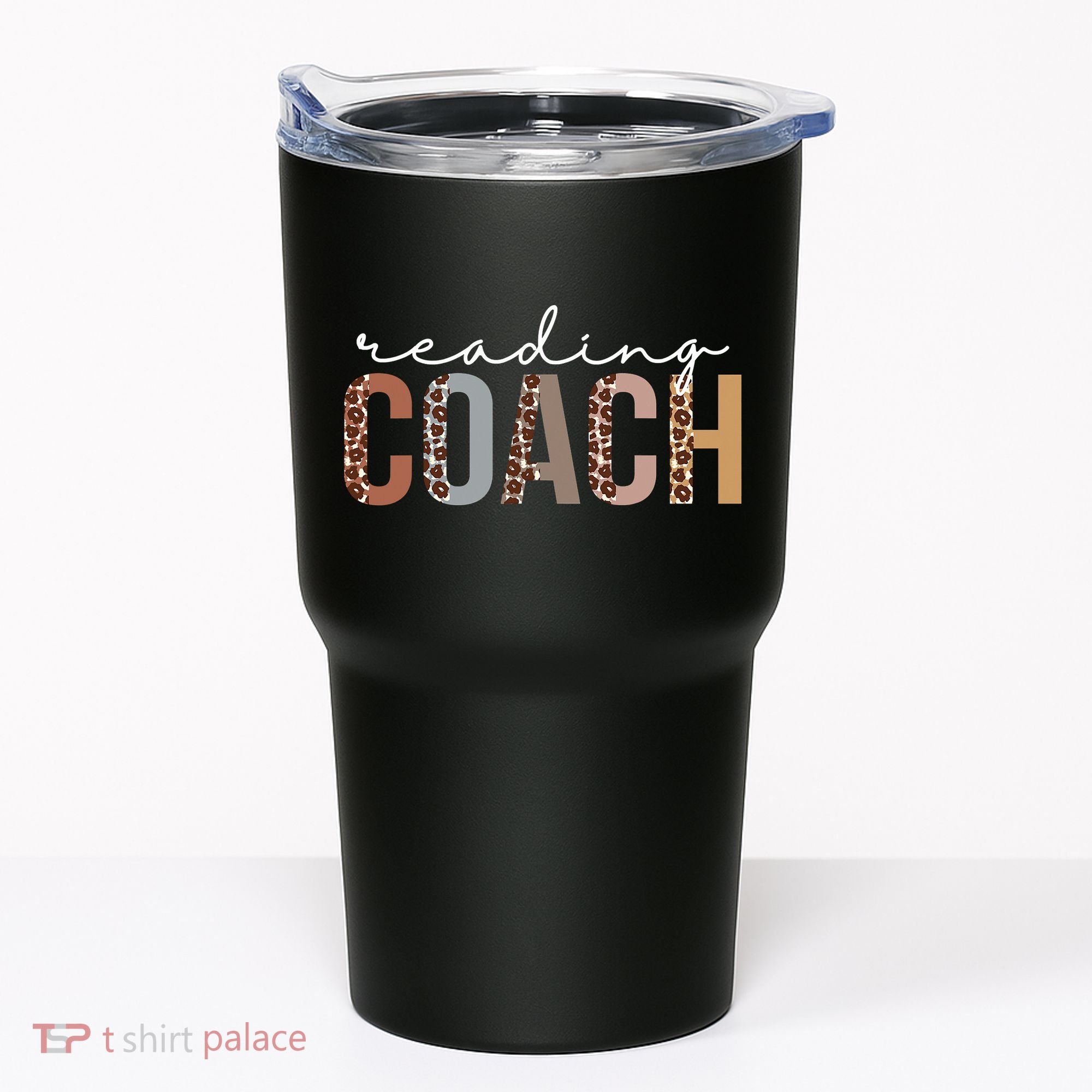 Reading Coach Leopard Appreciation Funny For Women For Work Tumbler