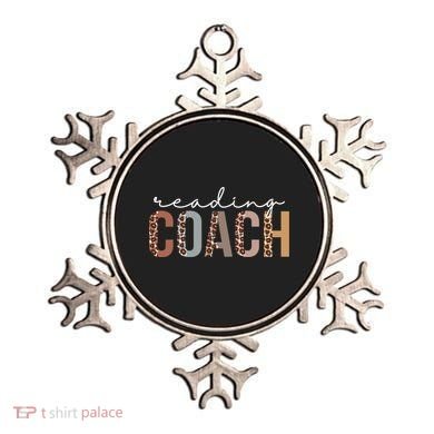 Reading Coach Leopard Appreciation Funny For Women For Work Ornament
