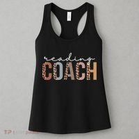 Reading Coach Leopard Appreciation Funny For Women For Work Women's Tank Top thumb 3