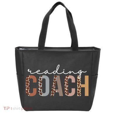 Reading Coach Leopard Appreciation Funny For Women For Work Tote Bag