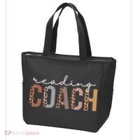 Reading Coach Leopard Appreciation Funny For Women For Work Tote Bag thumb 3