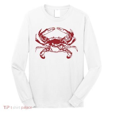 Red Crab, Love Red Crab Long Sleeve Shirt