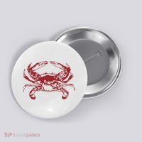 Red Crab, Love Red Crab Button thumb 0