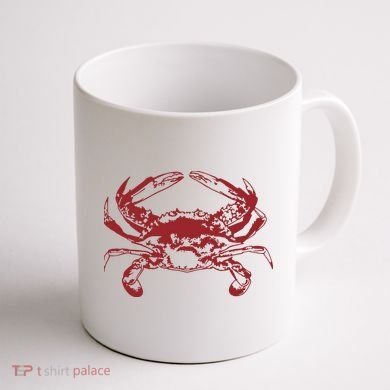 Red Crab, Love Red Crab Coffee Mug back