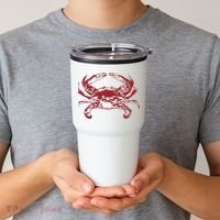 Red Crab, Love Red Crab Tumbler thumb 2
