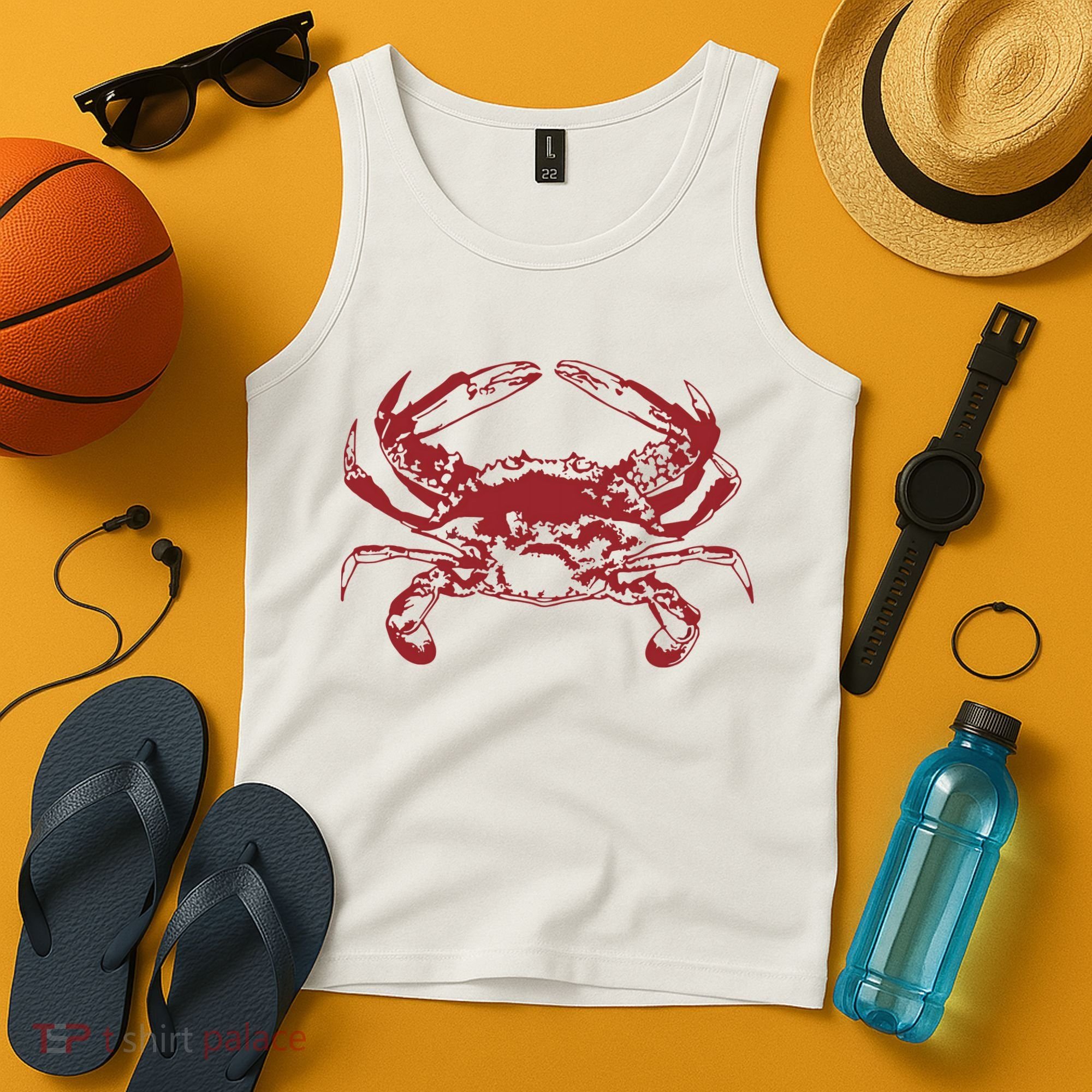 Red Crab, Love Red Crab Tank Top