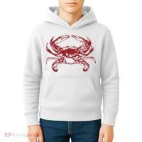 Red Crab, Love Red Crab Kids Hoodie thumb 4