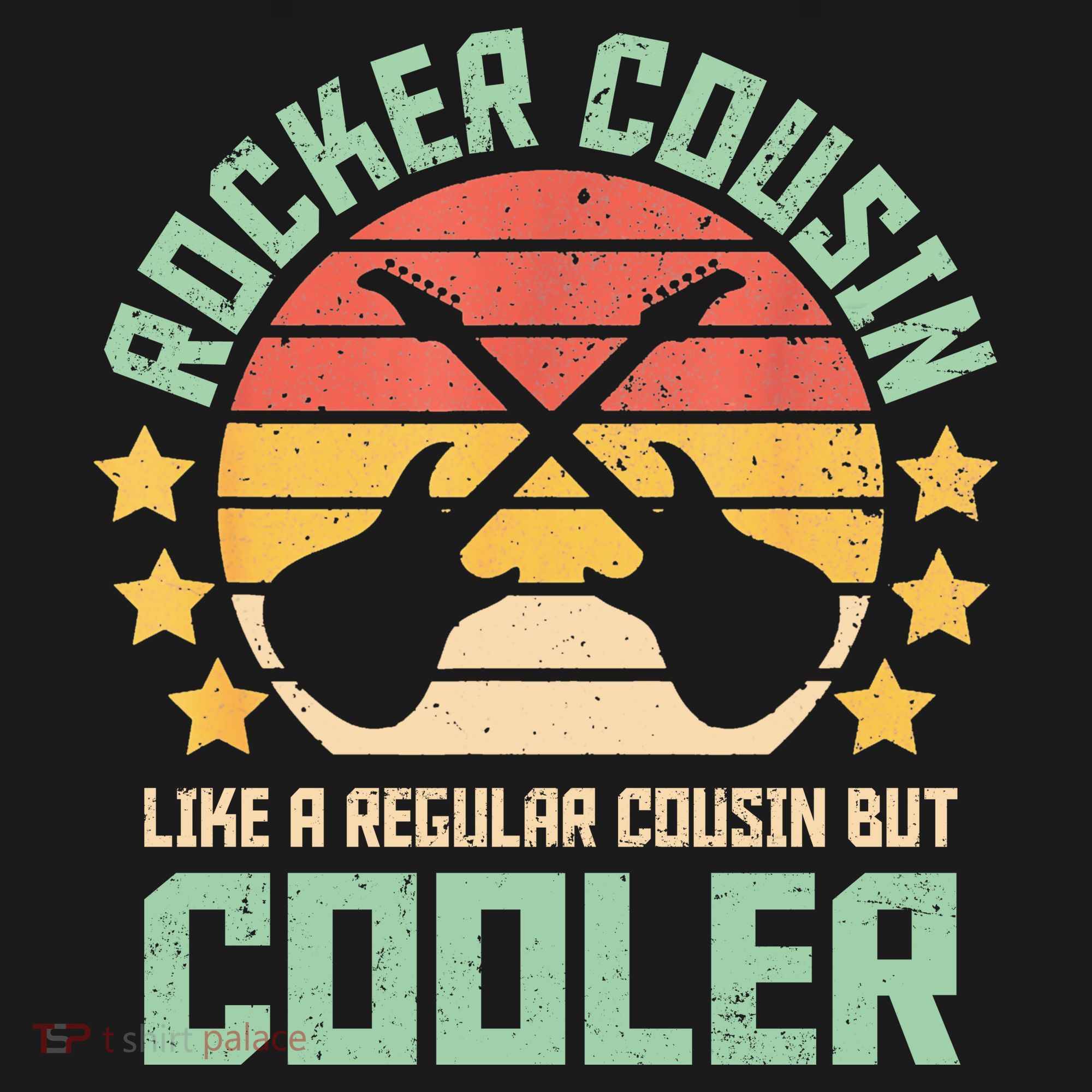 Rocker Cousin Like A Regular Cousin But Cooler Toddler Hoodie