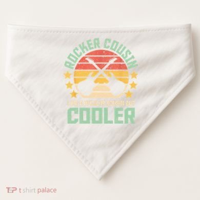 Rocker Cousin Like A Regular Cousin But Cooler USA-Made Doggie Bandana
