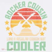 Rocker Cousin Like A Regular Cousin But Cooler T-Shirt thumb 7
