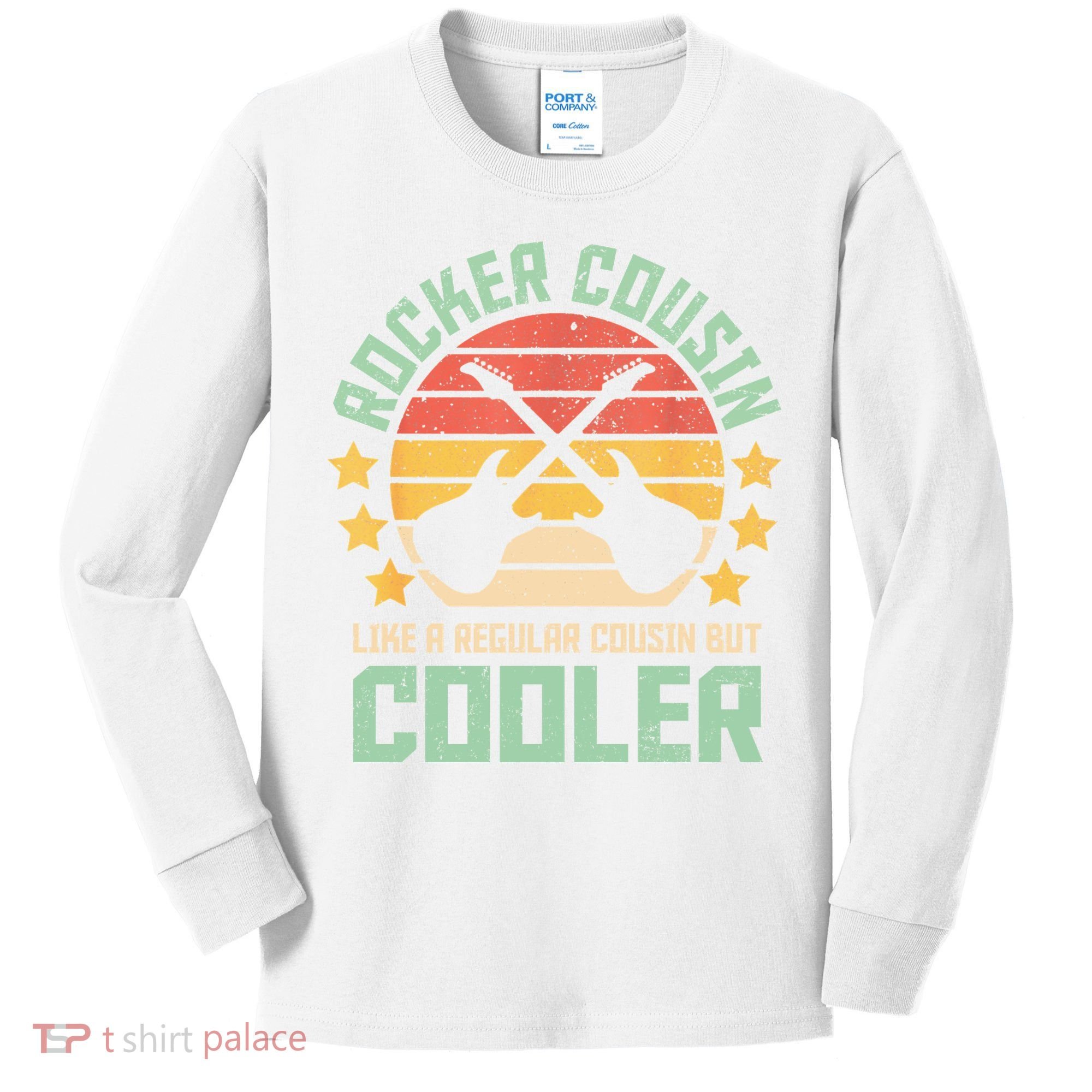 Rocker Cousin Like A Regular Cousin But Cooler Kids Long Sleeve Shirt