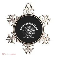 Rage Consumes Me Cat Funny Hilarious Kitten Meme Ornament thumb 0