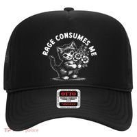 Rage Consumes Me Cat Funny Hilarious Kitten Meme Hat thumb 0