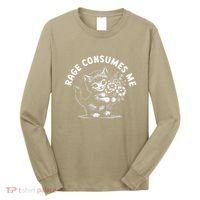 Rage Consumes Me Cat Funny Hilarious Kitten Meme Long Sleeve Shirt thumb 0