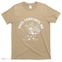 Rage Consumes Me Cat Funny Hilarious Kitten Meme T-Shirt thumb 0