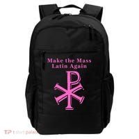 Roman Catholic Make The Mass Latin Again Backpack thumb 0