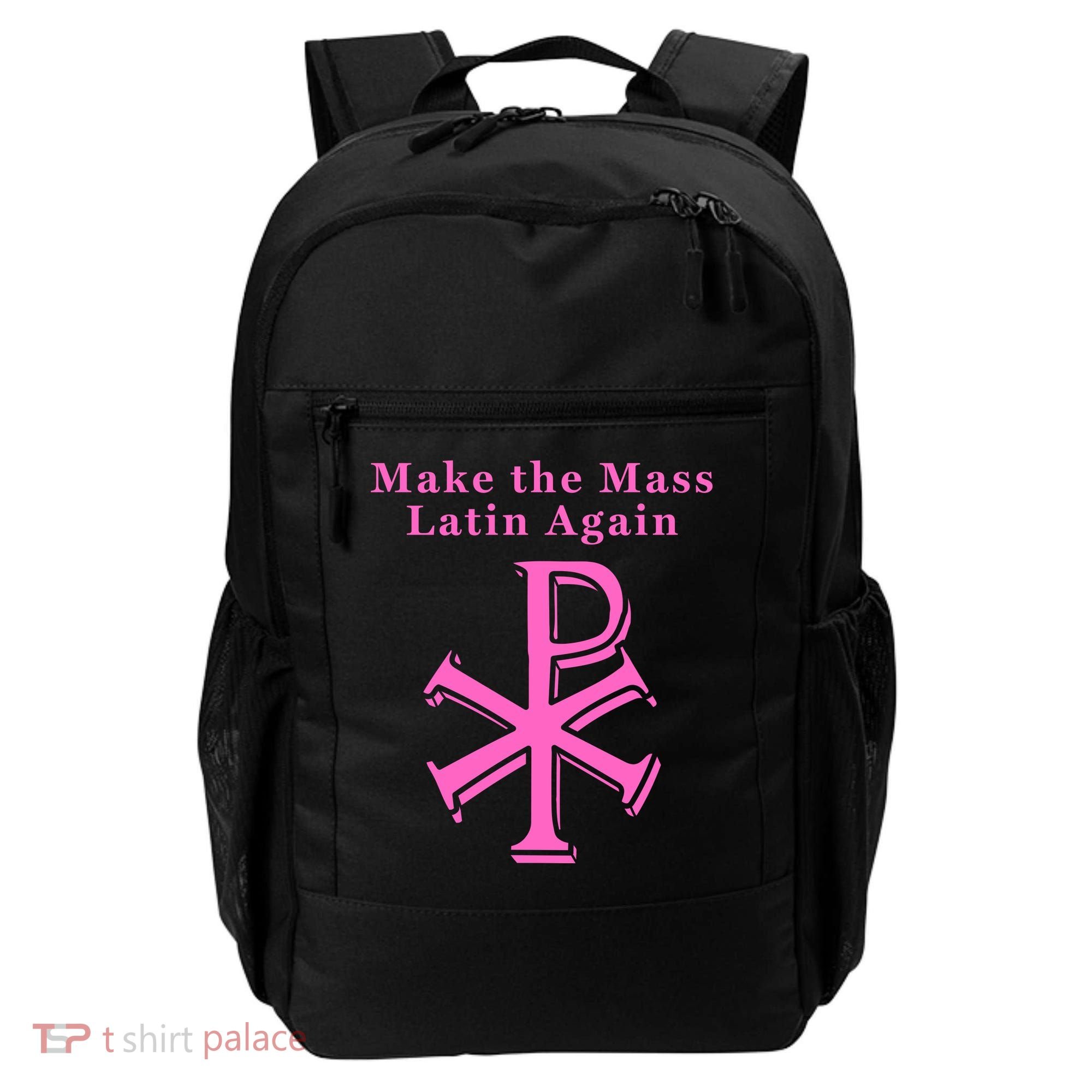 Roman Catholic Make The Mass Latin Again Backpack