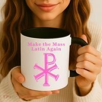 Roman Catholic Make The Mass Latin Again Coffee Mug thumb 3