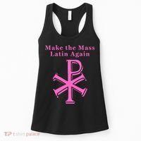 Roman Catholic Make The Mass Latin Again Women's Tank Top thumb 0