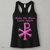 Roman Catholic Make The Mass Latin Again Women's Tank Top thumb 3