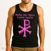 Roman Catholic Make The Mass Latin Again Tank Top thumb 3