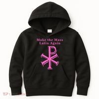 Roman Catholic Make The Mass Latin Again Kids Hoodie thumb 0