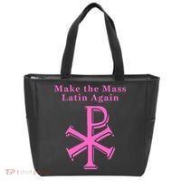 Roman Catholic Make The Mass Latin Again Tote Bag thumb 0