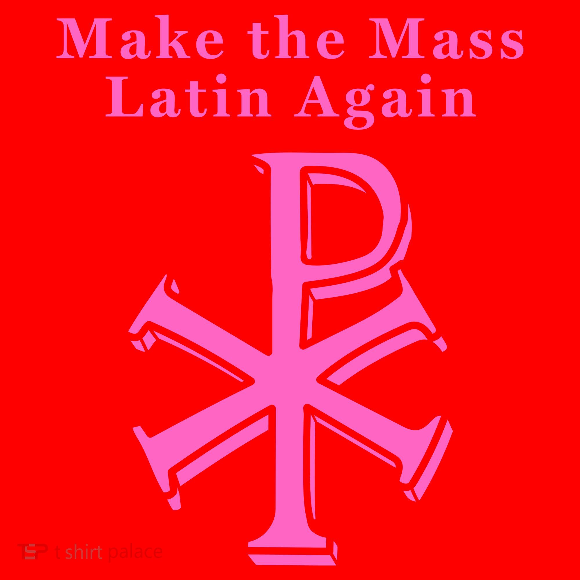 Roman Catholic Make The Mass Latin Again Santa Hat