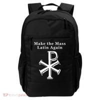 Roman Catholic Make The Mass Latin Again Backpack thumb 0