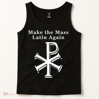 Roman Catholic Make The Mass Latin Again Tank Top thumb 2