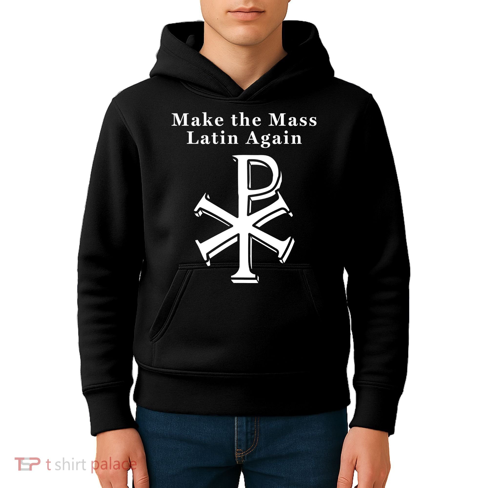 Roman Catholic Make The Mass Latin Again Kids Hoodie