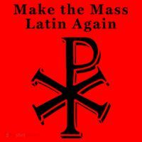 Roman Catholic Make The Mass Latin Again Santa Hat thumb 1