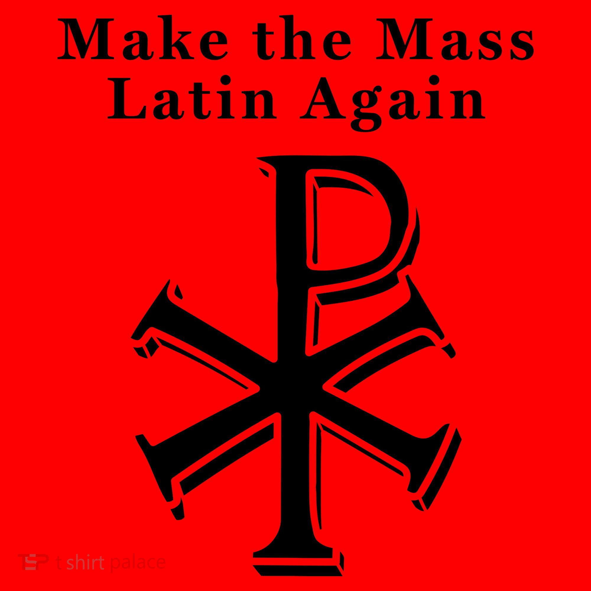 Roman Catholic Make The Mass Latin Again Santa Hat