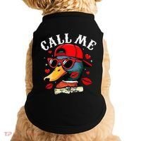 Retro Call Me Valentines Duck Hunting Southern Doggie Tank thumb 0