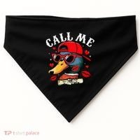 Retro Call Me Valentines Duck Hunting Southern USA-Made Doggie Bandana thumb 0