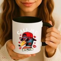 Retro Call Me Valentines Duck Hunting Southern Coffee Mug thumb 3
